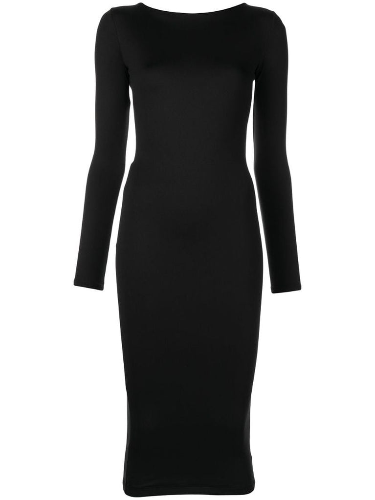 Black Eden Open-back Midi Dress