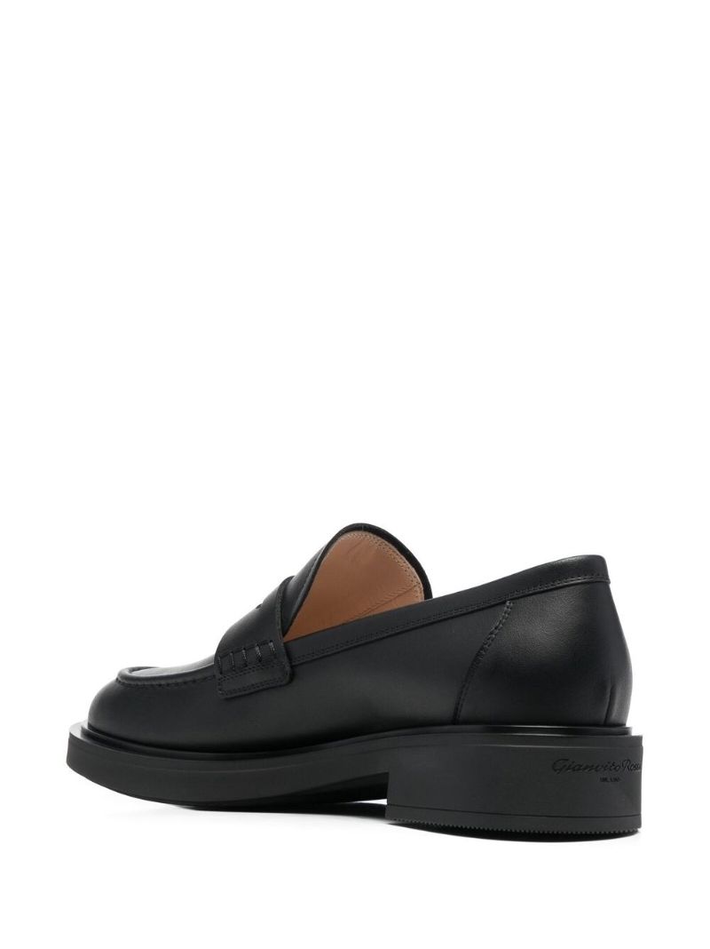 Black Harris Penny Loafers
