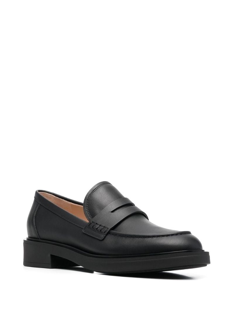 Black Harris Penny Loafers