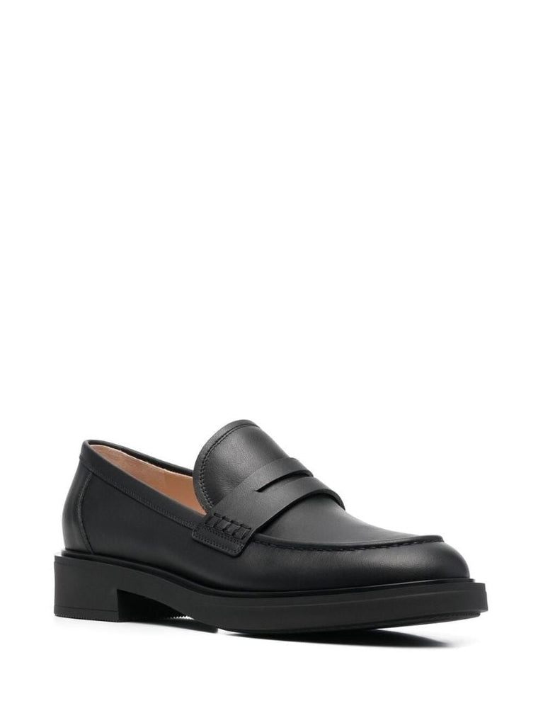 Black Harris Penny Loafers