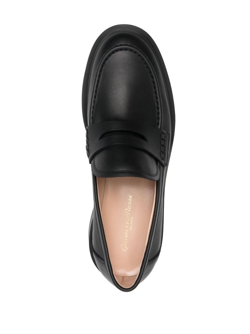 Black Harris Penny Loafers
