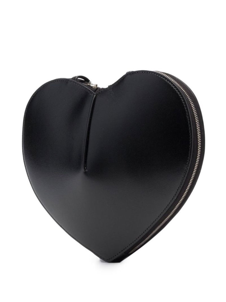 Black Le Couer Leather Cross Body Bag