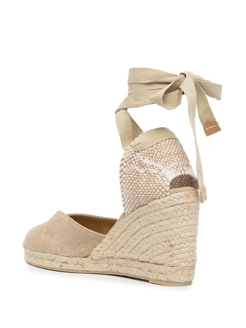Neutral Chiara Espadrille Wedge Sandals