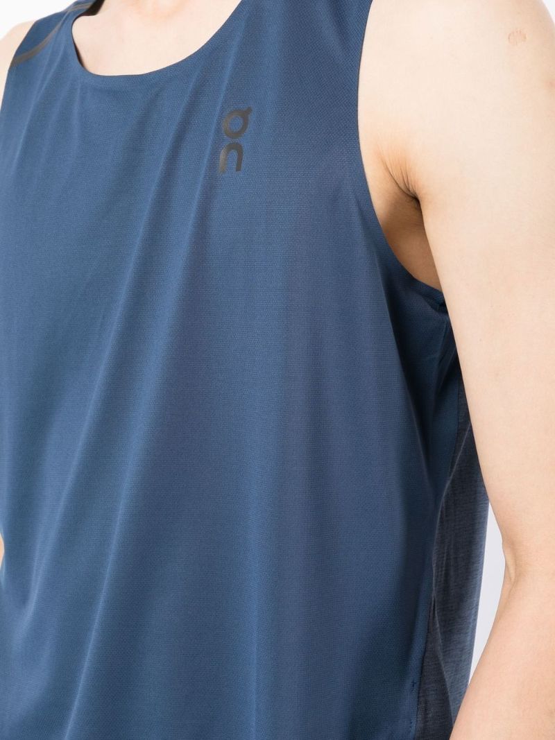 Blue Tank-t Running Top