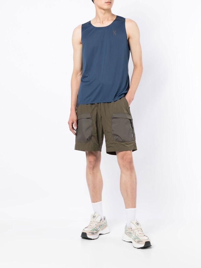 Blue Tank-t Running Top