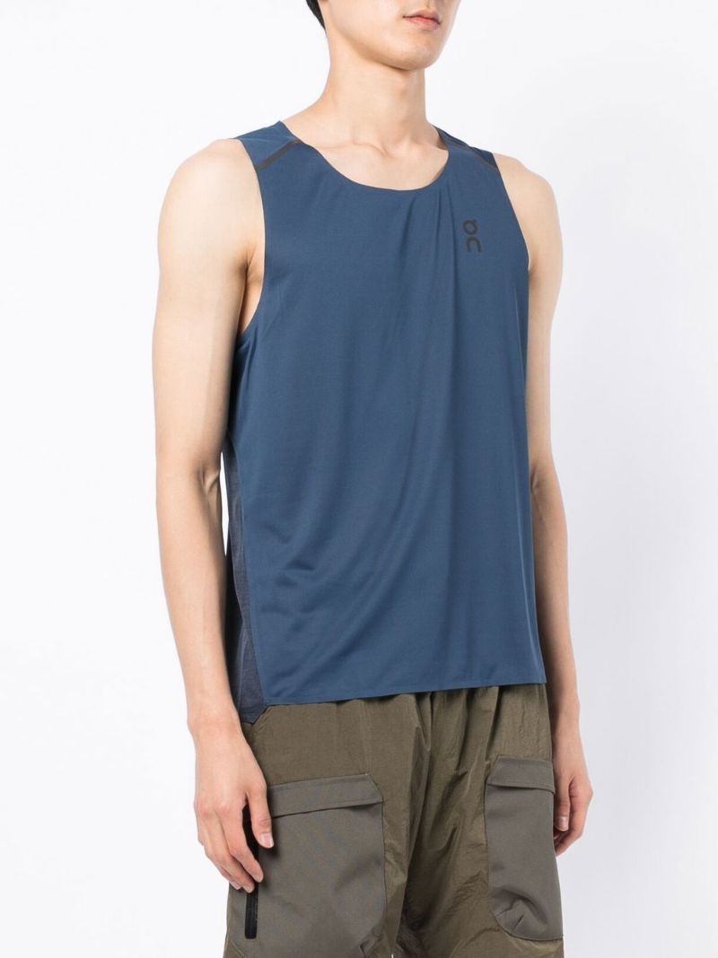 Blue Tank-t Running Top