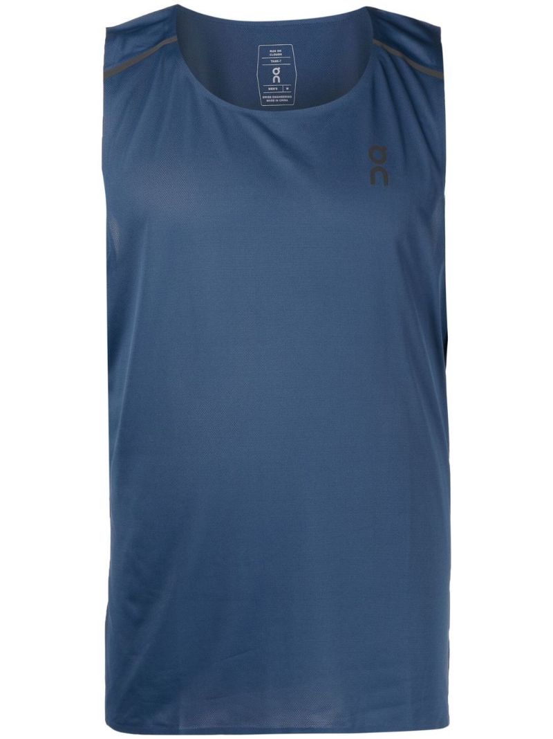 Blue Tank-t Running Top