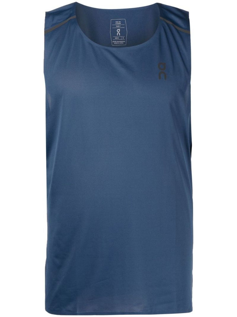 Blue Tank-t Running Top