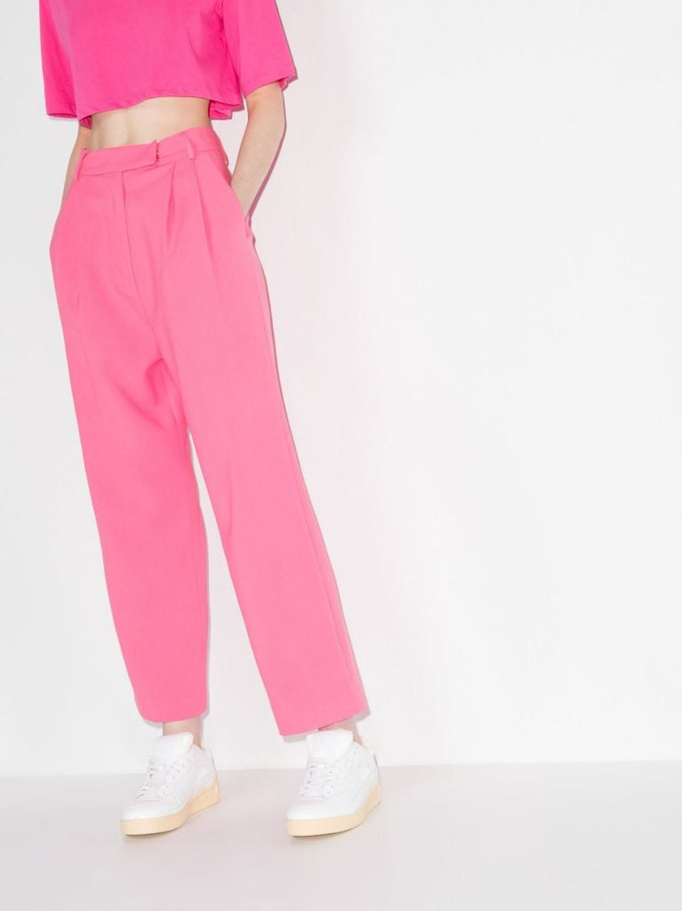 Pink Bea Straight-leg Trousers