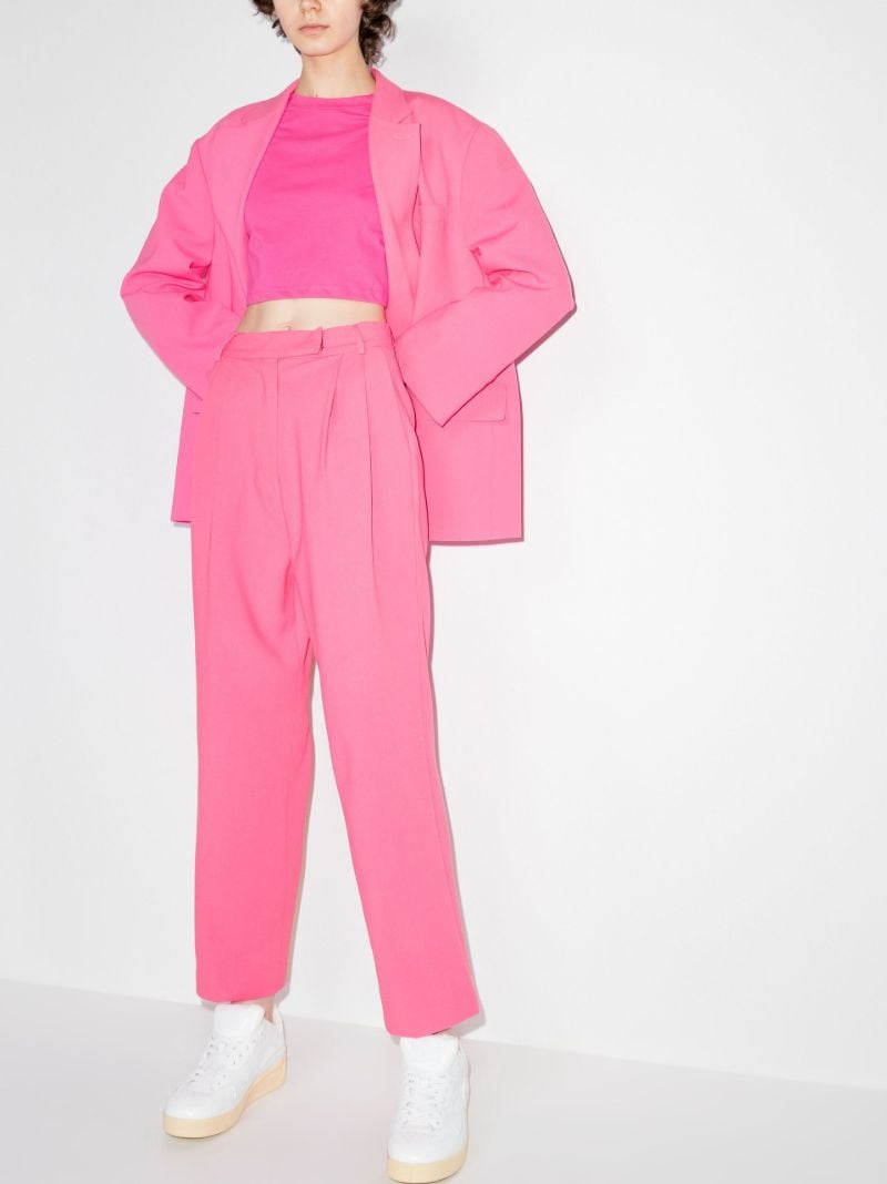 Pink Bea Straight-leg Trousers