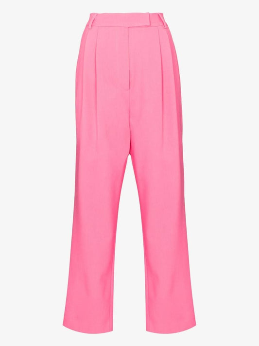 Pink Bea Straight-leg Trousers