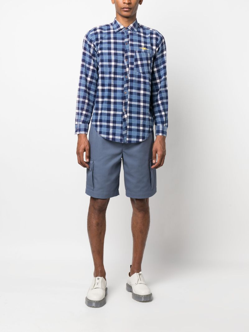 Blue Gold Label Vintage Checked Cotton Shirt