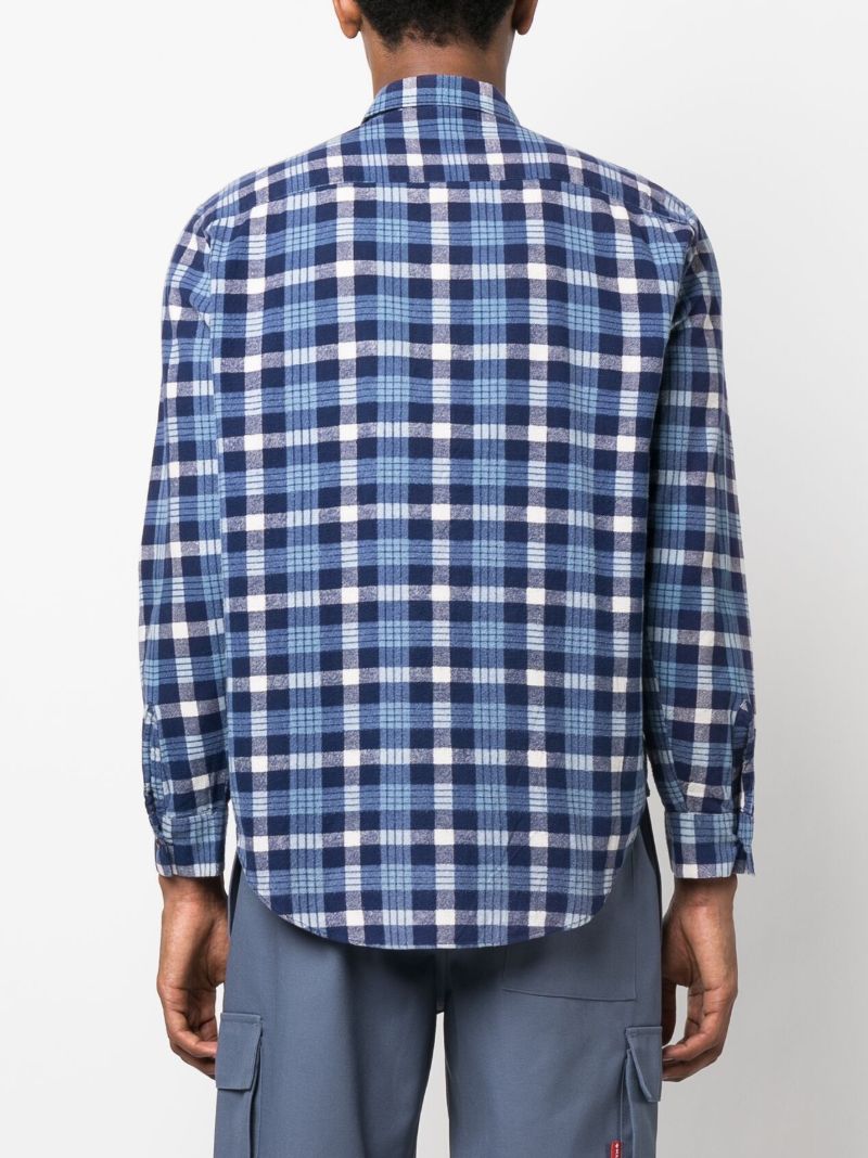 Blue Gold Label Vintage Checked Cotton Shirt