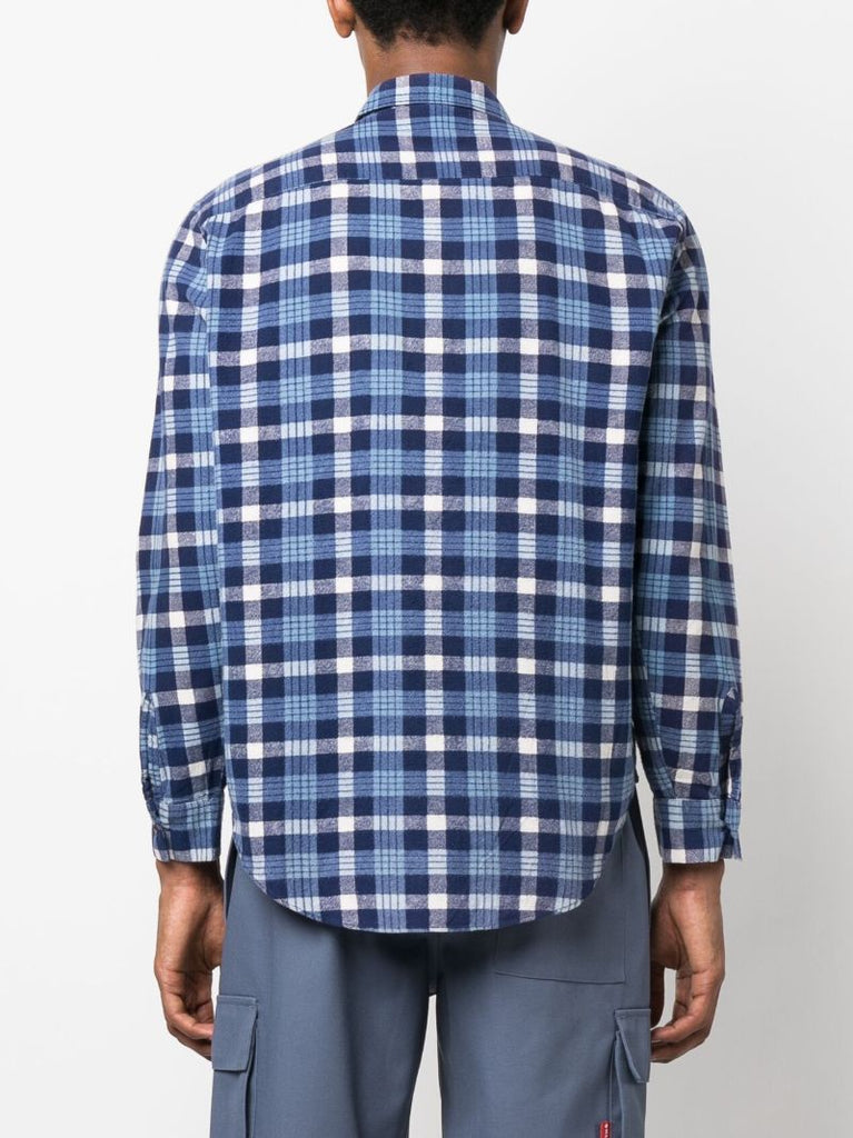 Blue Gold Label Vintage Checked Cotton Shirt