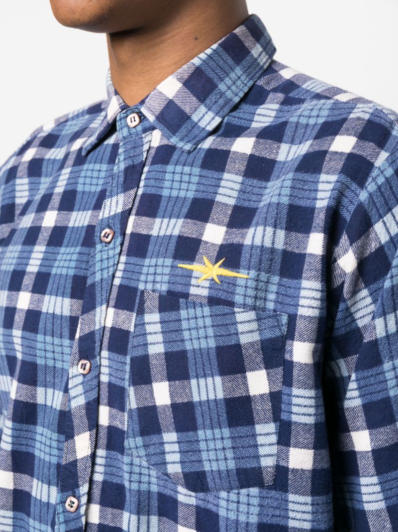 Blue Gold Label Vintage Checked Cotton Shirt