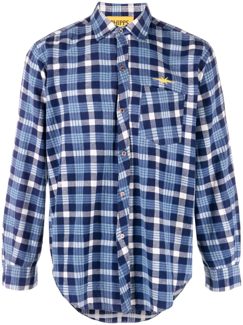 Blue Gold Label Vintage Checked Cotton Shirt