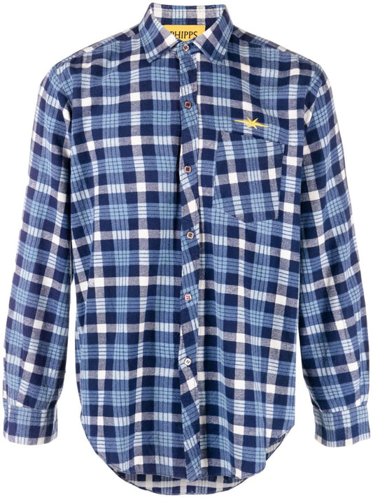 Blue Gold Label Vintage Checked Cotton Shirt
