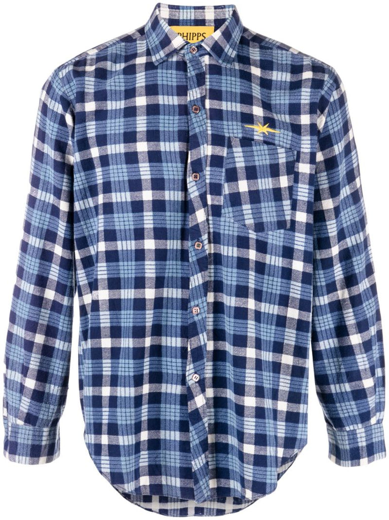 Blue Gold Label Vintage Checked Cotton Shirt