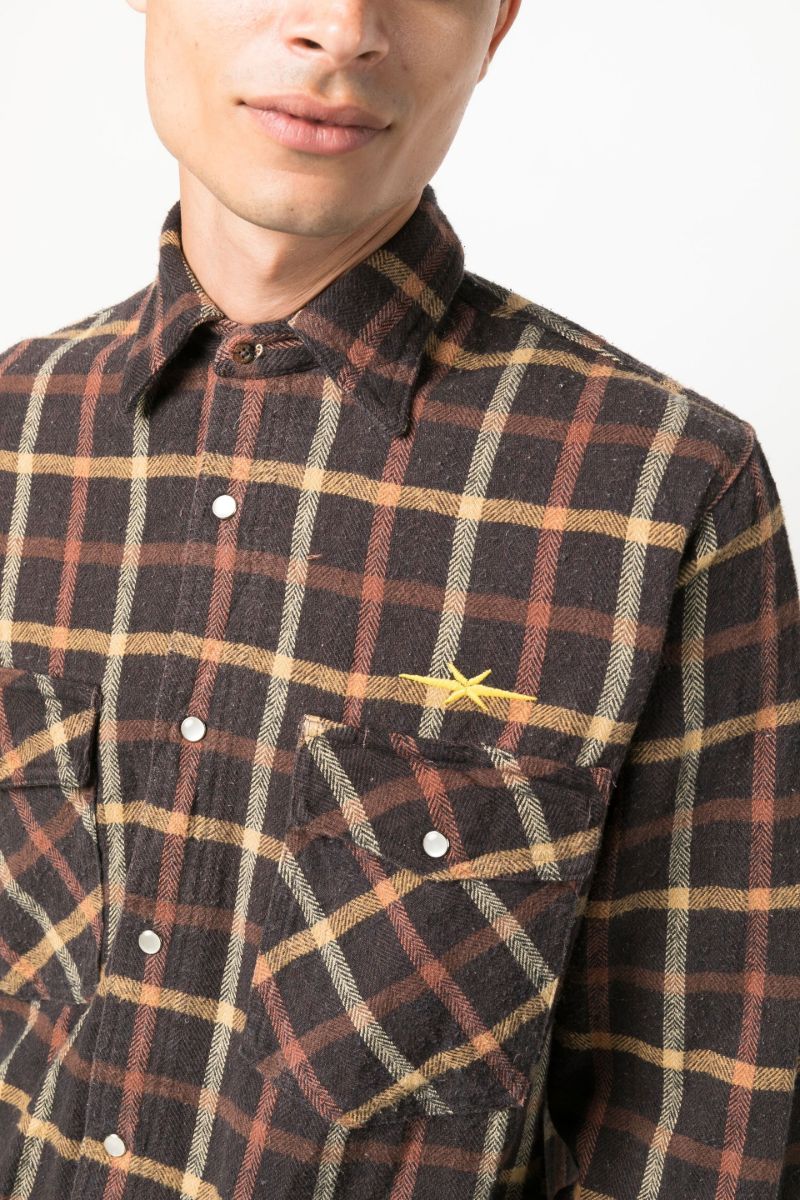 Brown Gold Label Vintage Checked Cotton Shirt