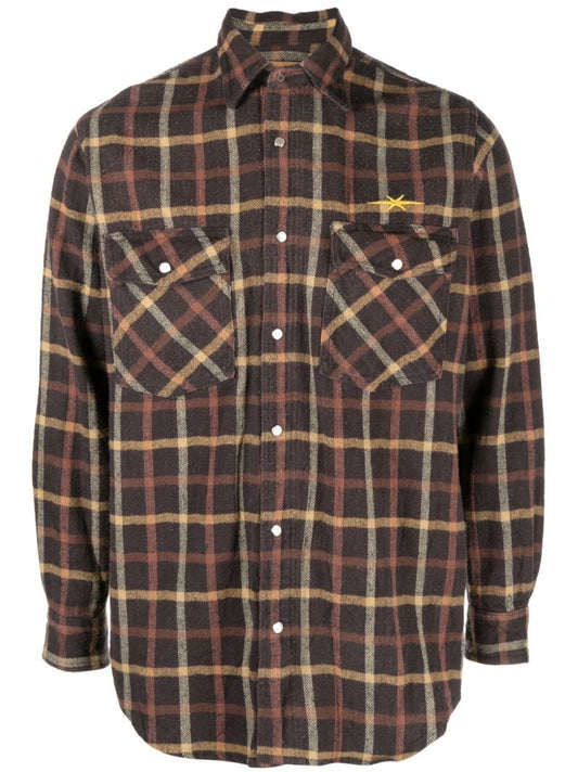 Brown Gold Label Vintage Checked Cotton Shirt