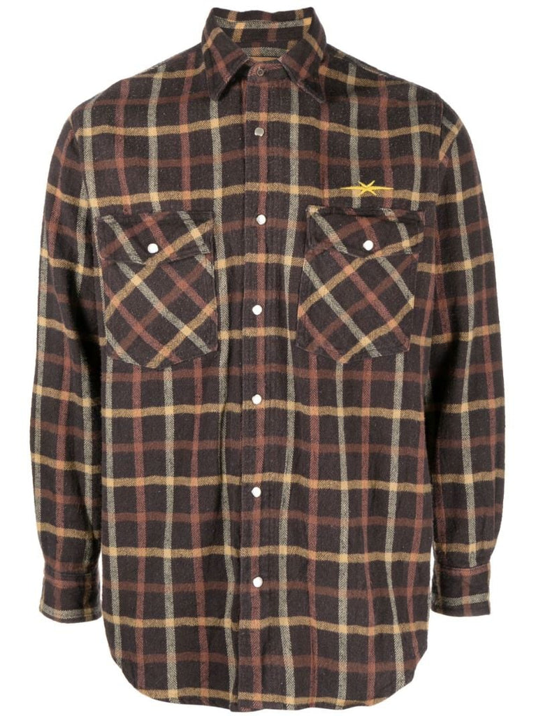 Brown Gold Label Vintage Checked Cotton Shirt