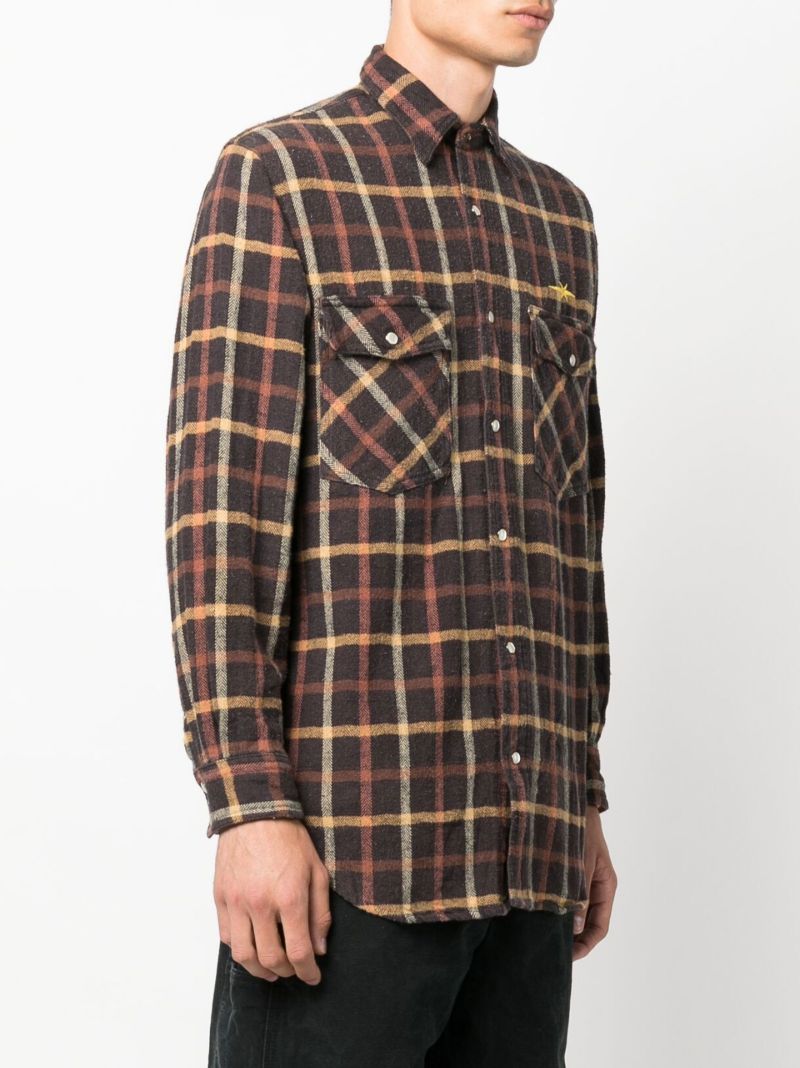 Brown Gold Label Vintage Checked Cotton Shirt