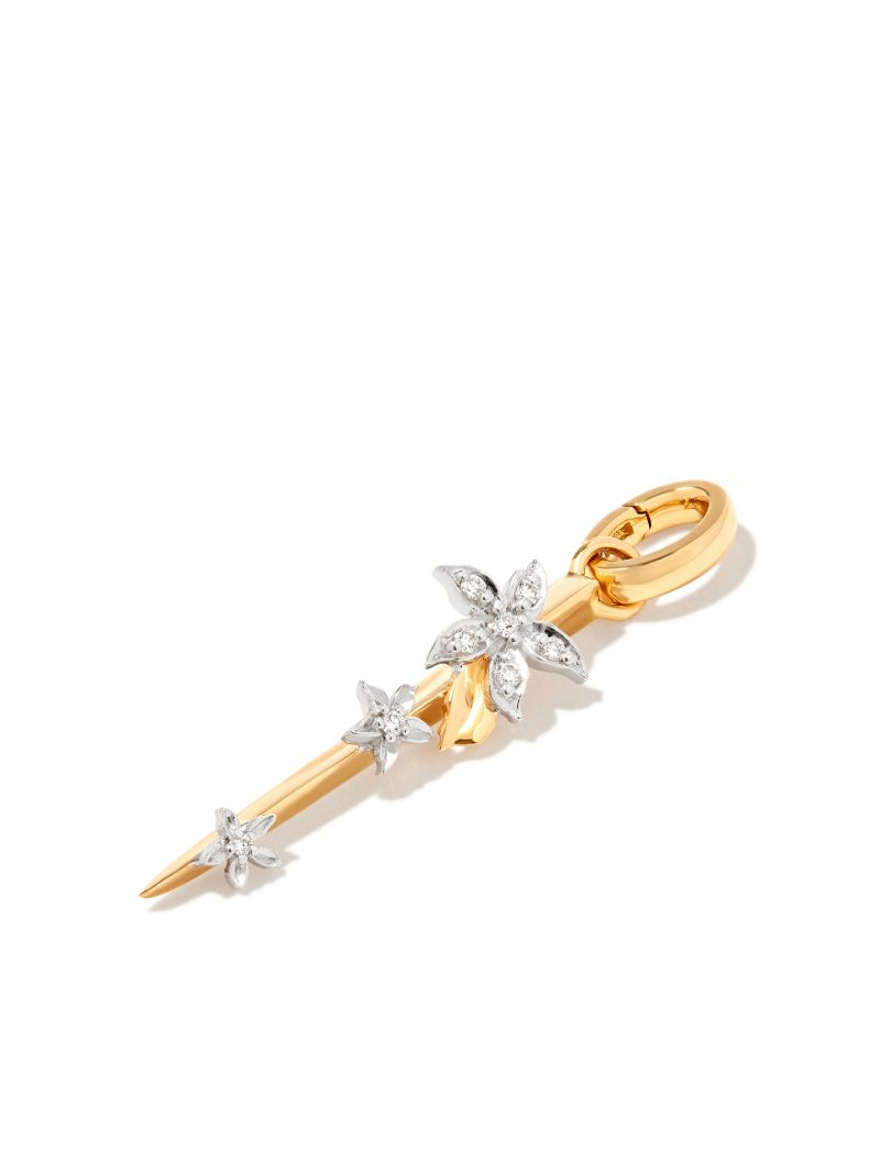 18k Yellow Gold Blossoms Resilience Small Thorn Charm