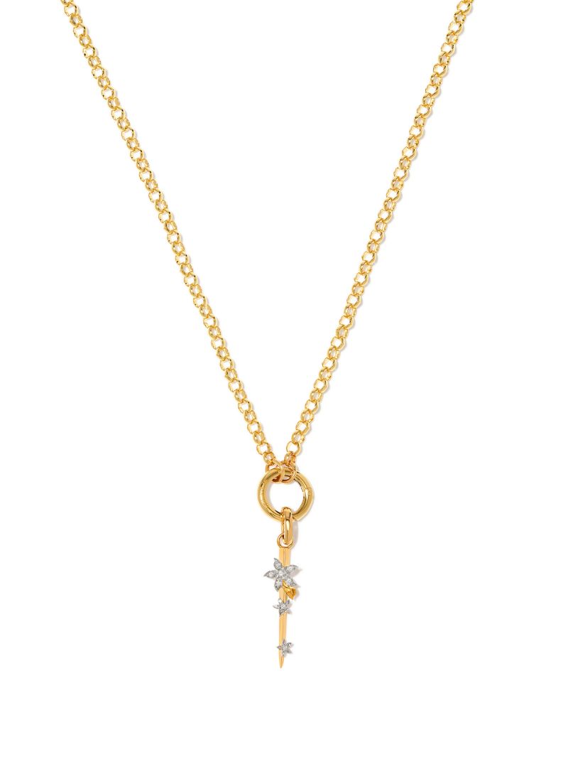 18k Yellow Gold Blossoms Resilience Small Thorn Charm