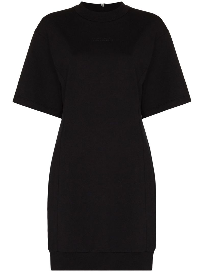 Black Logo T-shirt Dress