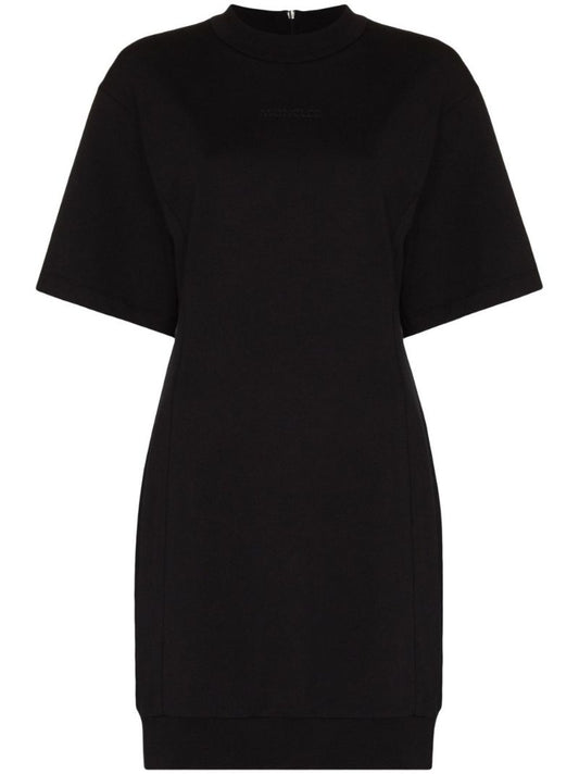 Black Logo T-shirt Dress