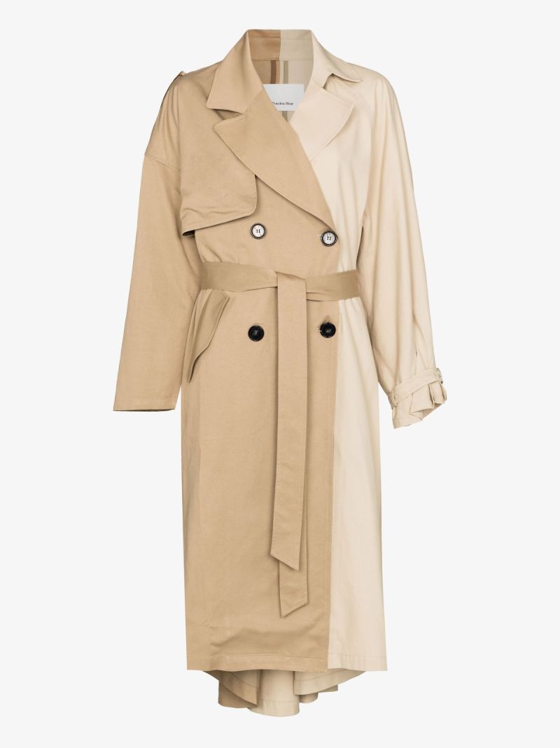 Neutral Sabi Oversized Trench Coat