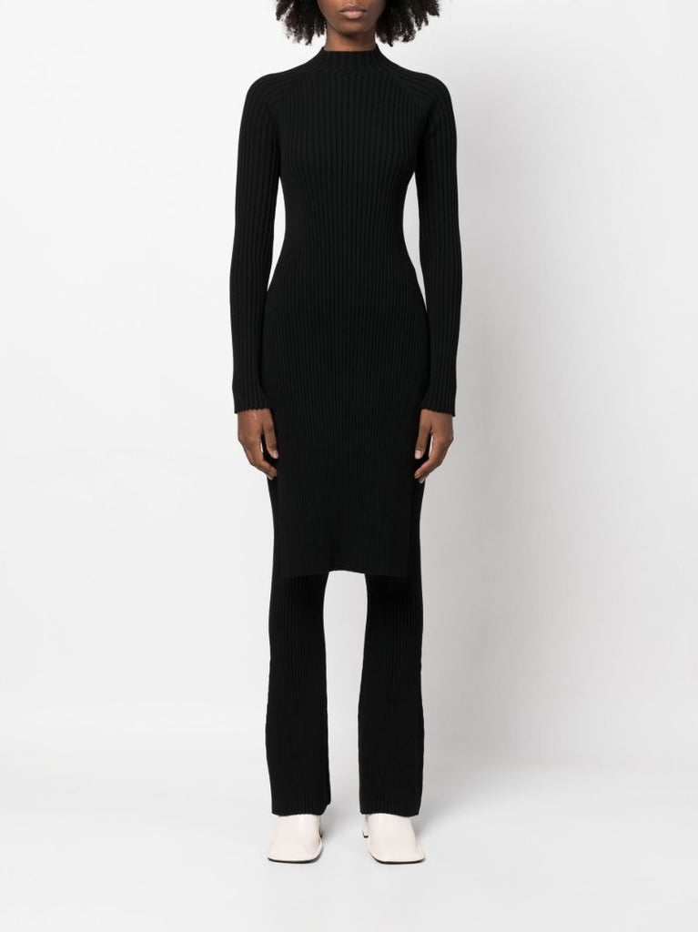Black Ã¢â_x0082_¬Ë_x009c_70s Ribbed Knit Top