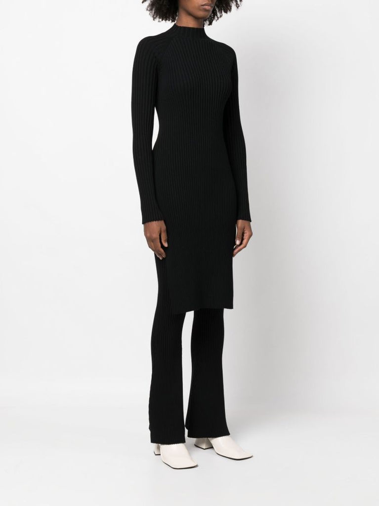 Black Ã¢â_x0082_¬Ë_x009c_70s Ribbed Knit Top