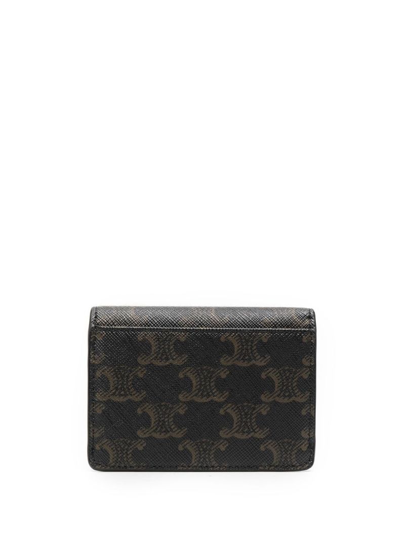 Brown Triomphe Leather Wallet