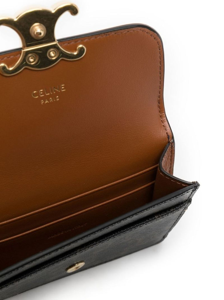 Brown Triomphe Leather Wallet