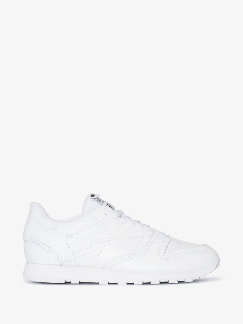 X Maison Margiela White Classics Leather Low-top Sneakers