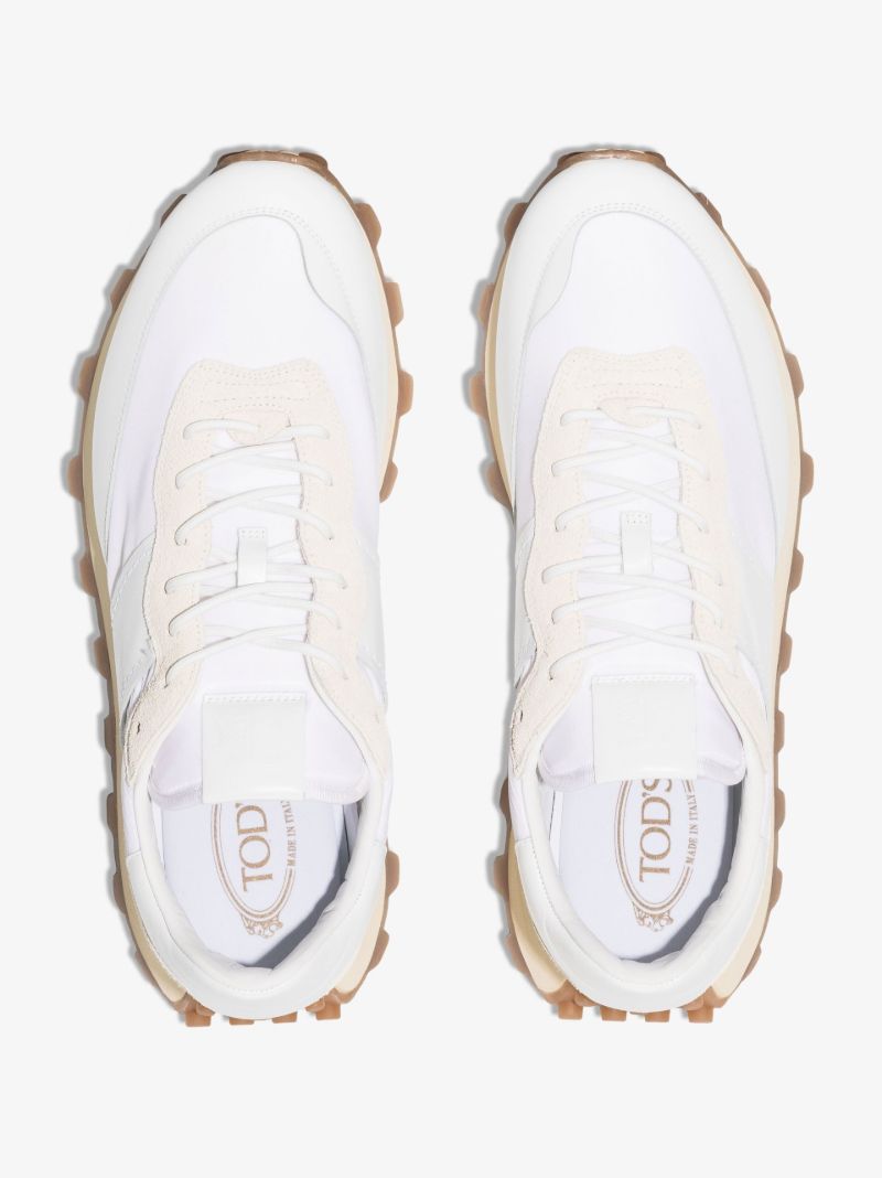 White 1t Low Top  Leather Sneakers
