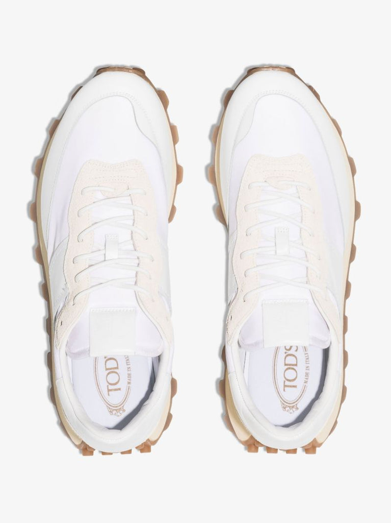 White 1t Low Top  Leather Sneakers