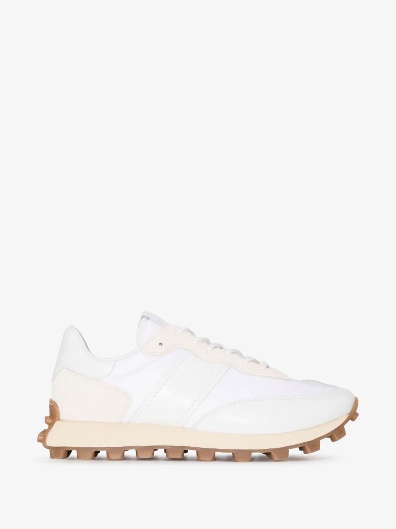 White 1t Low Top  Leather Sneakers
