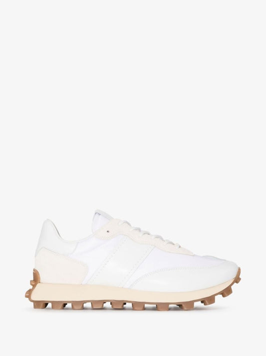 White 1t Low Top  Leather Sneakers