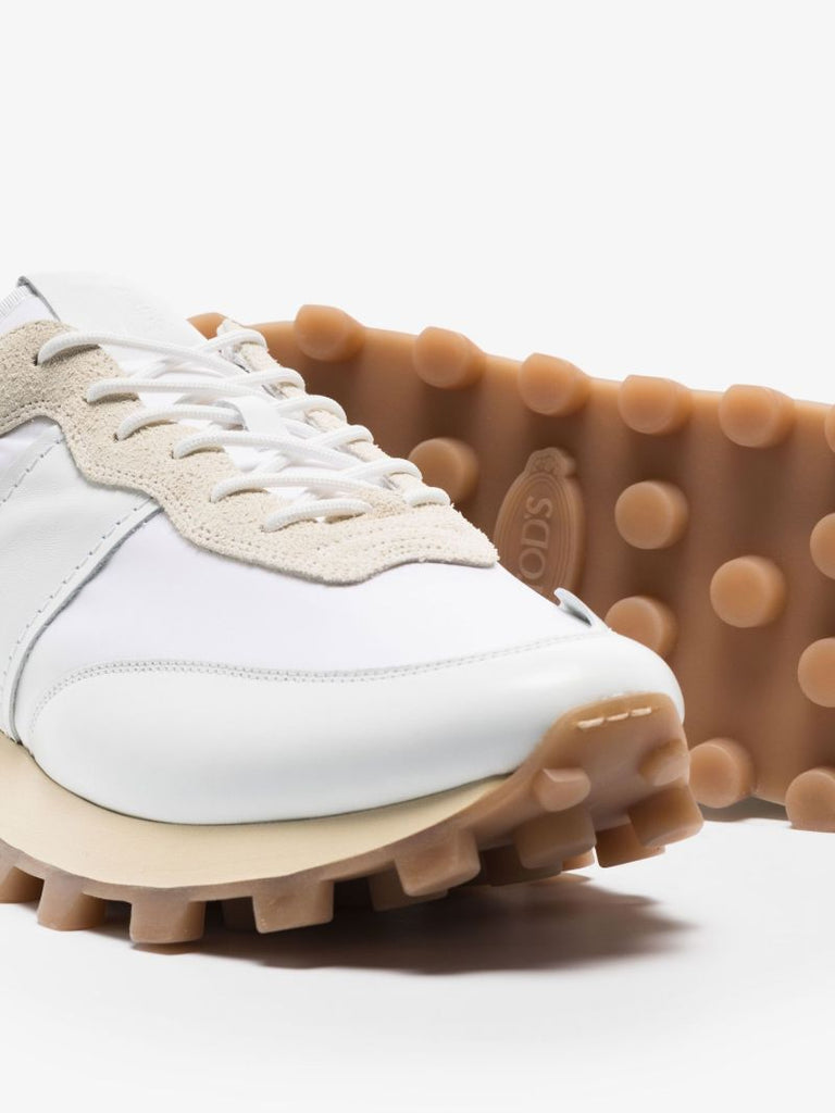 White 1t Low Top  Leather Sneakers