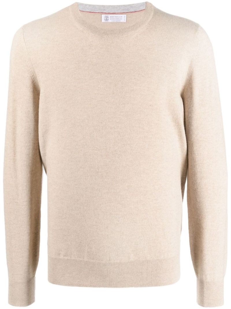 Neutral Cashmere Sweater