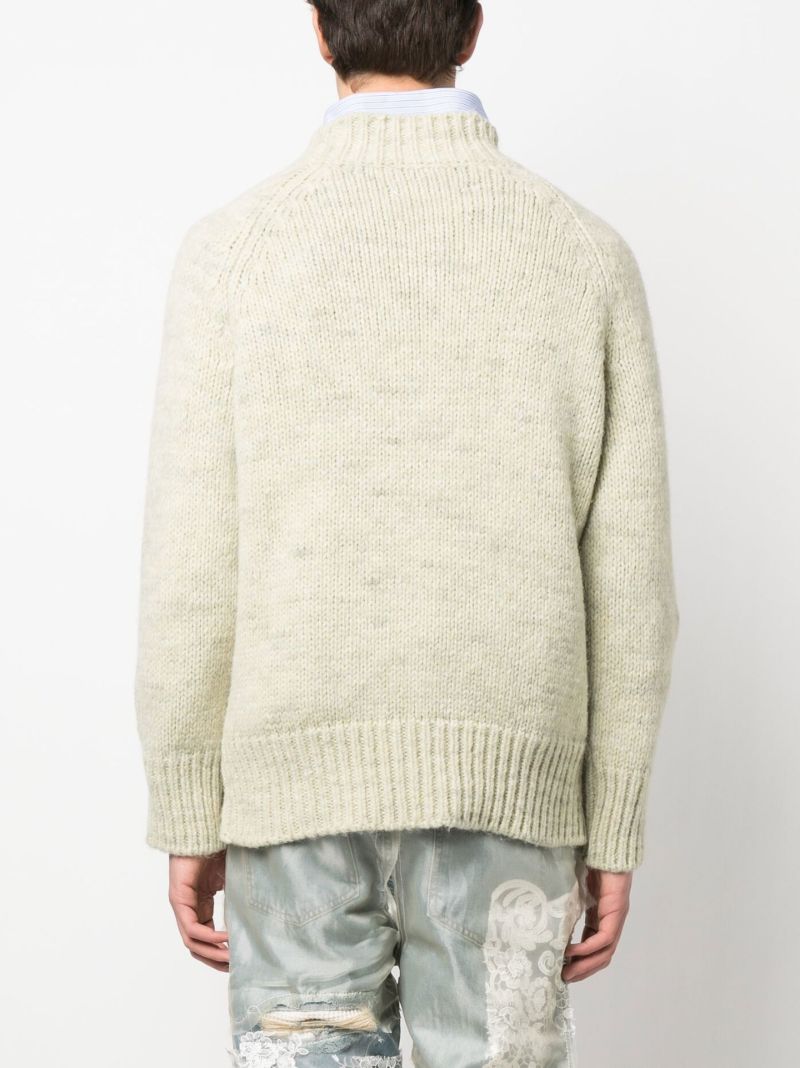 Green Botanical Dye Sweater
