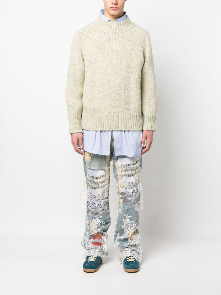 Green Botanical Dye Sweater