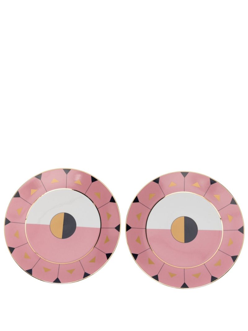 Pink Madeira Dinner Plate Set