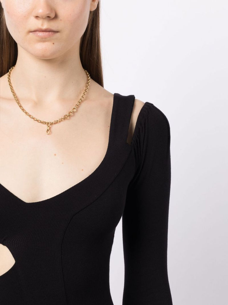 18k Yellow Gold Heavy Belcher Chain Necklace
