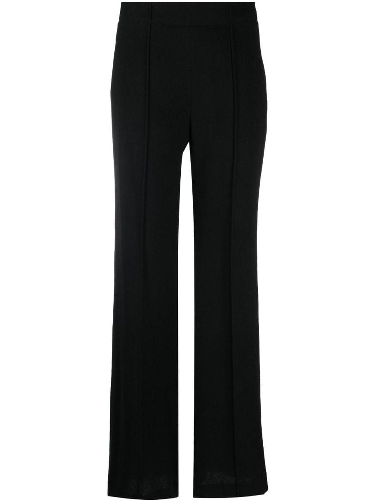 Black High Waist Wide-leg Trousers