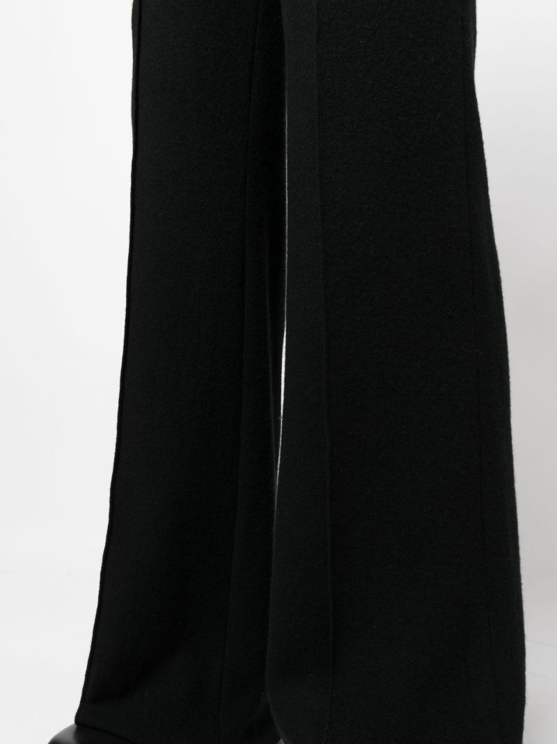 Black High Waist Wide-leg Trousers