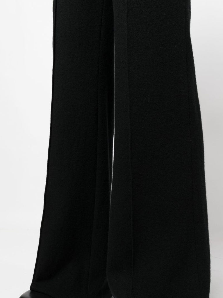Black High Waist Wide-leg Trousers