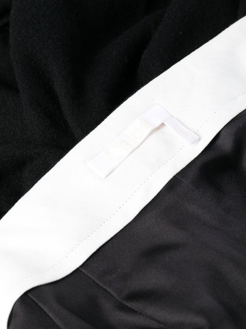 Black High Waist Wide-leg Trousers